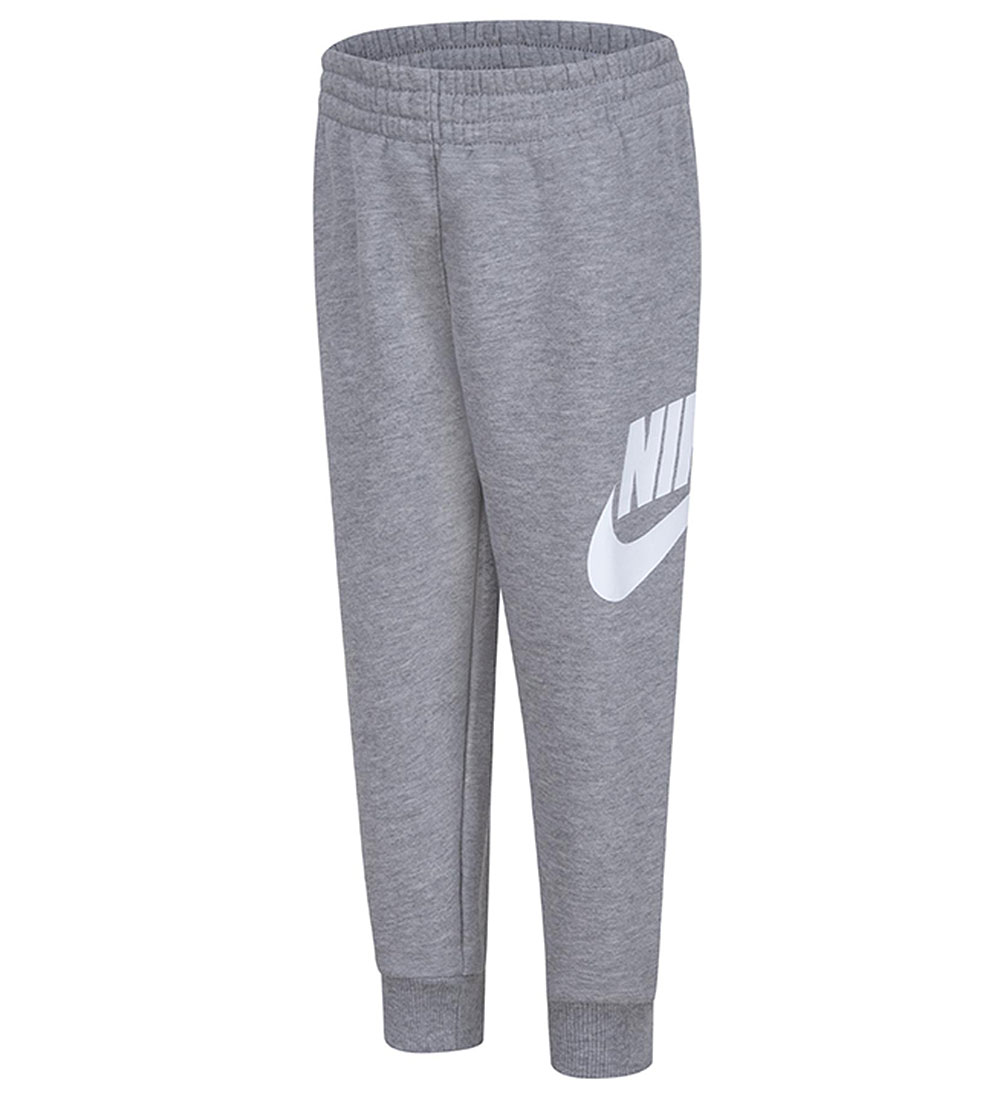 Nike Sweat Set - Grey Melange w. White