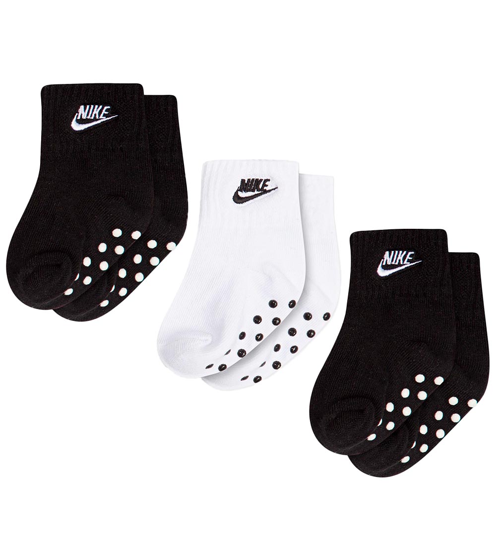 Nike Socken - 3er-Pack - Schwarz/Weiß