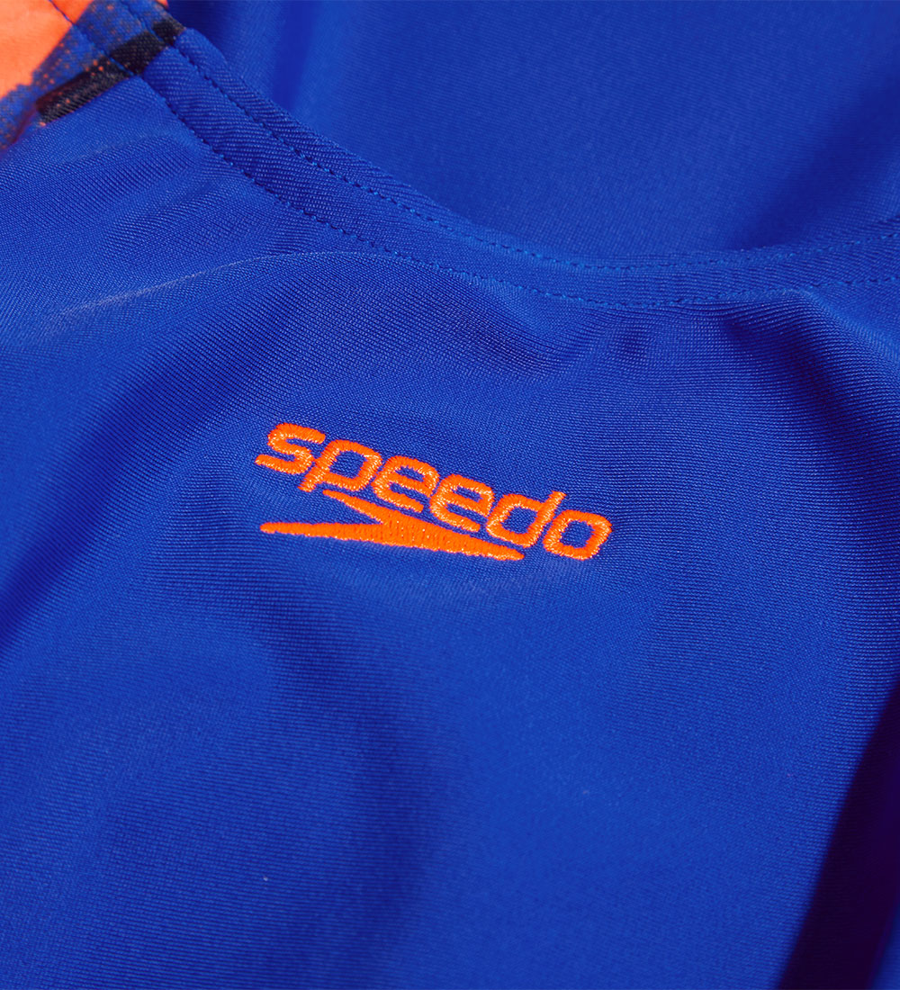 Speedo Swimsuit - Hyperboom SPlice Muscleback - Blue/Orange