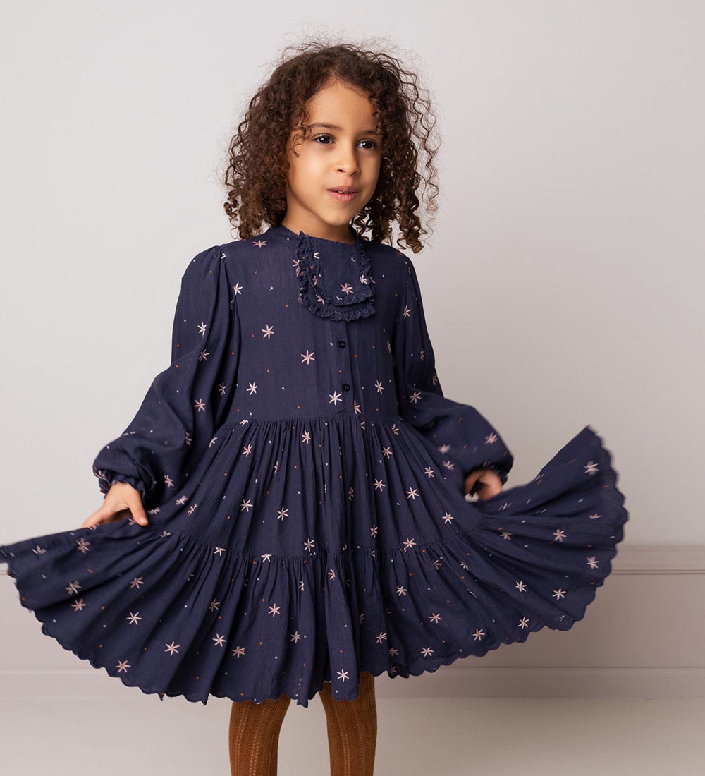 MarMar Dress - Deva - Stars Embroidery