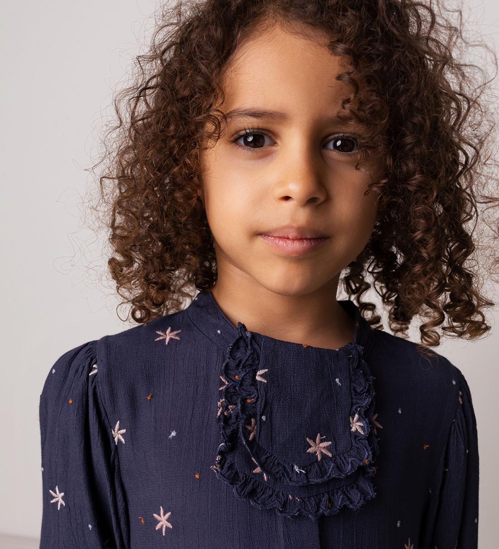 MarMar Dress - Deva - Stars Embroidery