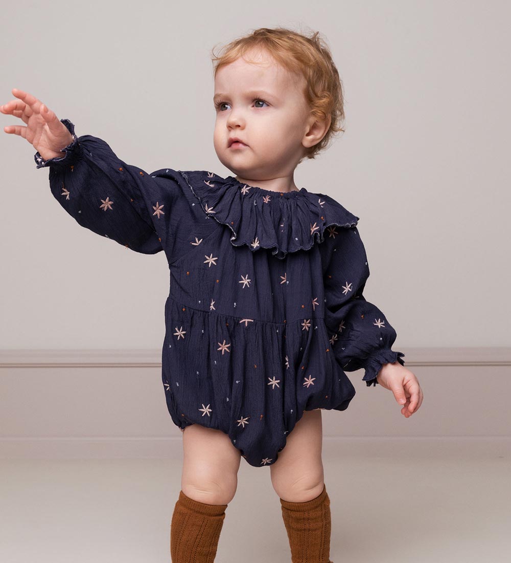 MarMar Romper - Rita - Stars Embroidery