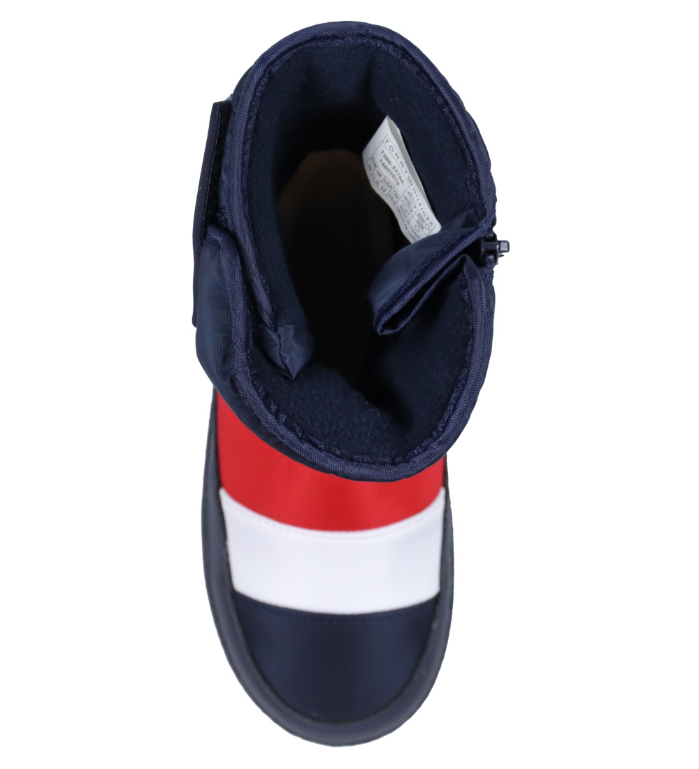 Tommy Hilfiger Winter Boots - Navy w. Red/White