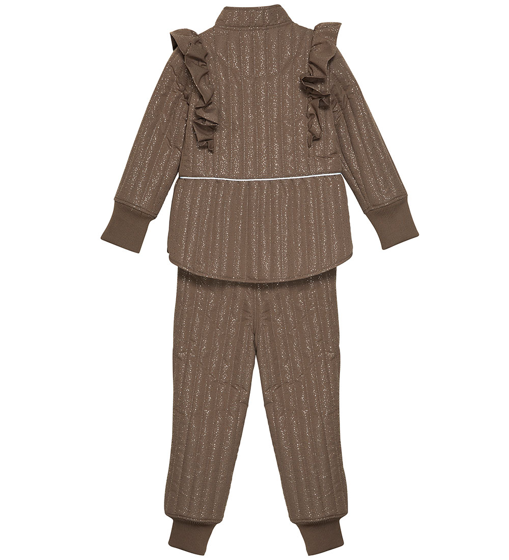 En Fant Thermo Set - Chocolate Chip w. Gold Dots