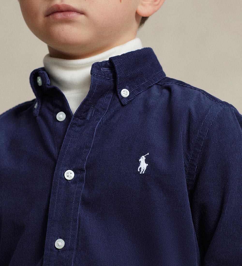 Polo Ralph Lauren Shirt - Corduroy - Holiday - Navy