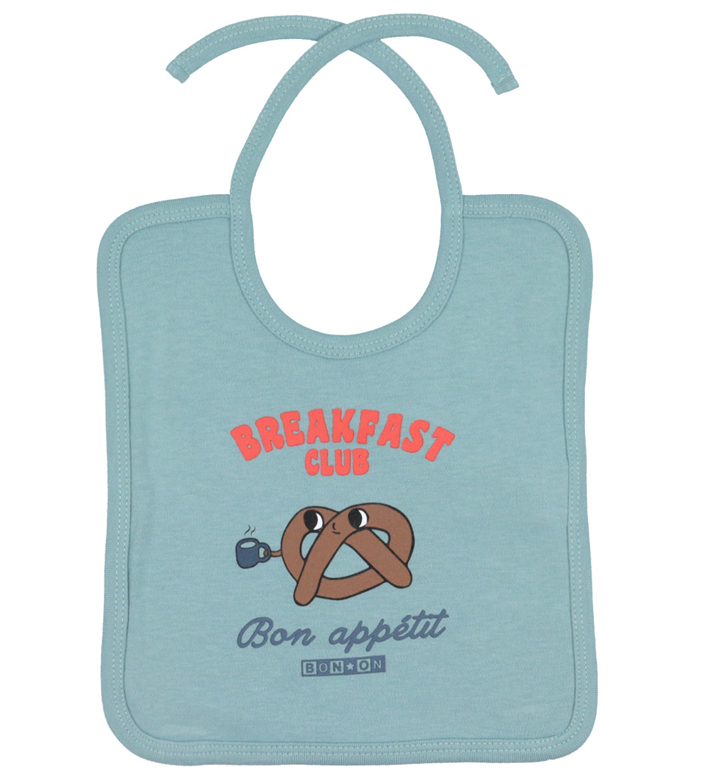 Bonton Teething Bib - Bavoir - Bleu Bonton