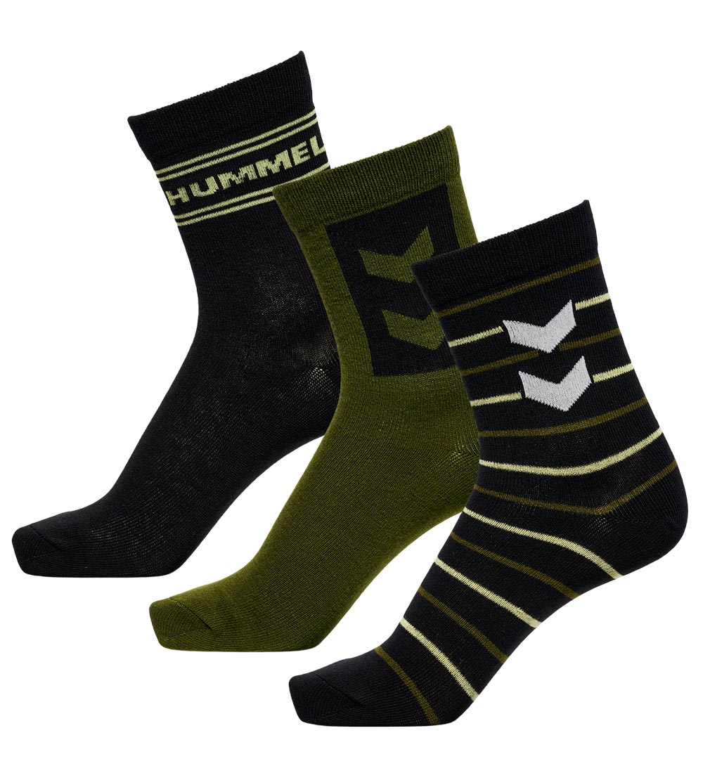 Hummel Socks - hmlAlfie - 3-Pack - Olive Night