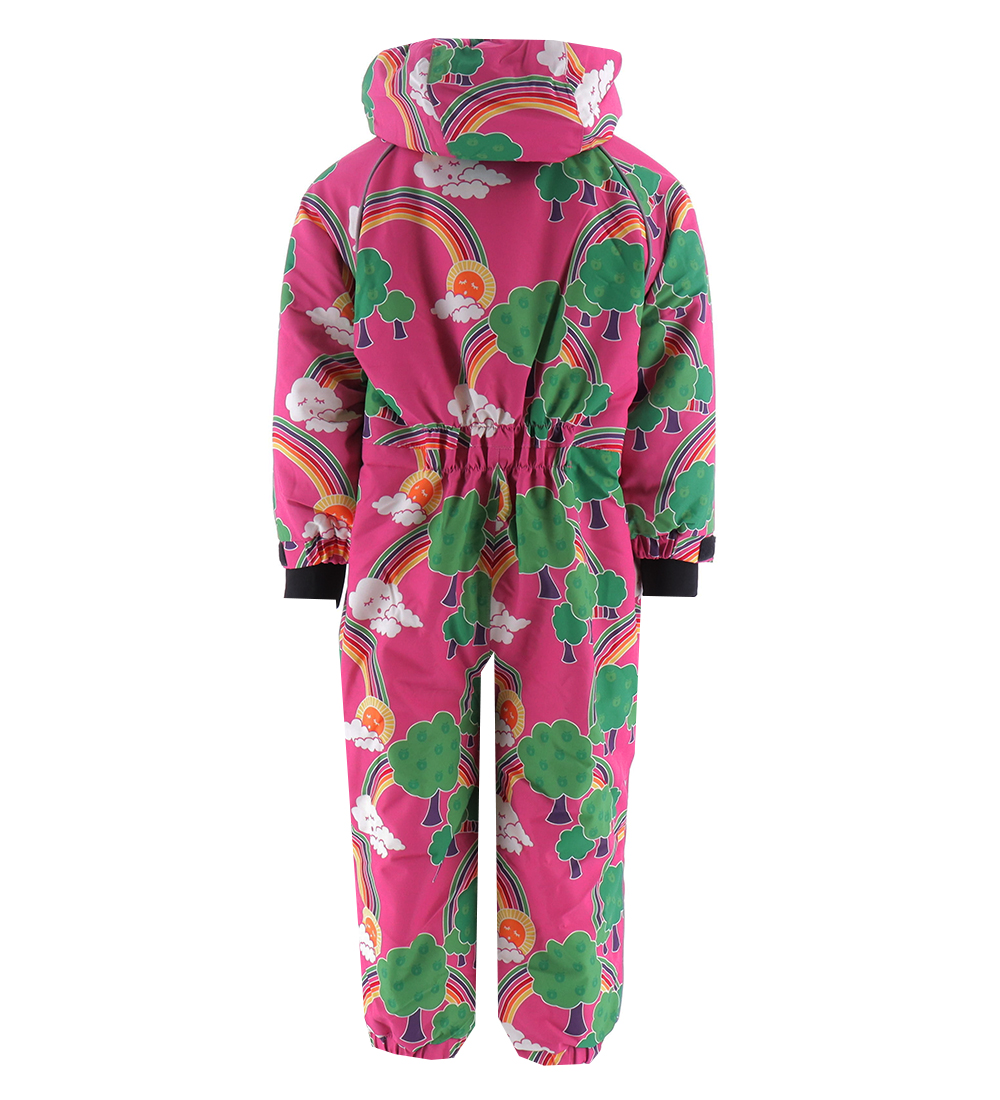 Småfolk Sneeuwpak - Roze m. Regenbooglandschap