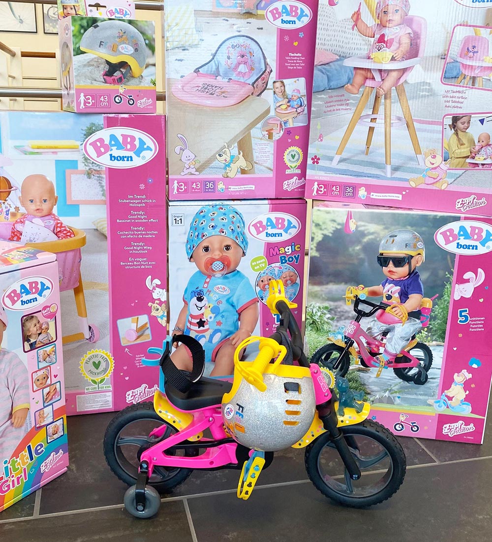 Baby born doll sales motorbike