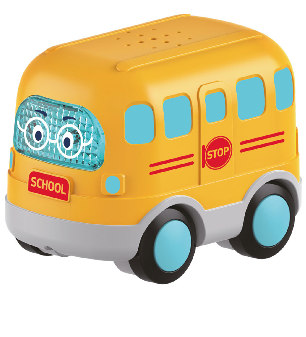 Scandinavian Baby Products Car w. Sound/Light - School bus