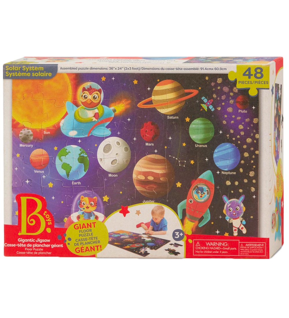 B. toys Floor puzzle - 48 Bricks - The solar system