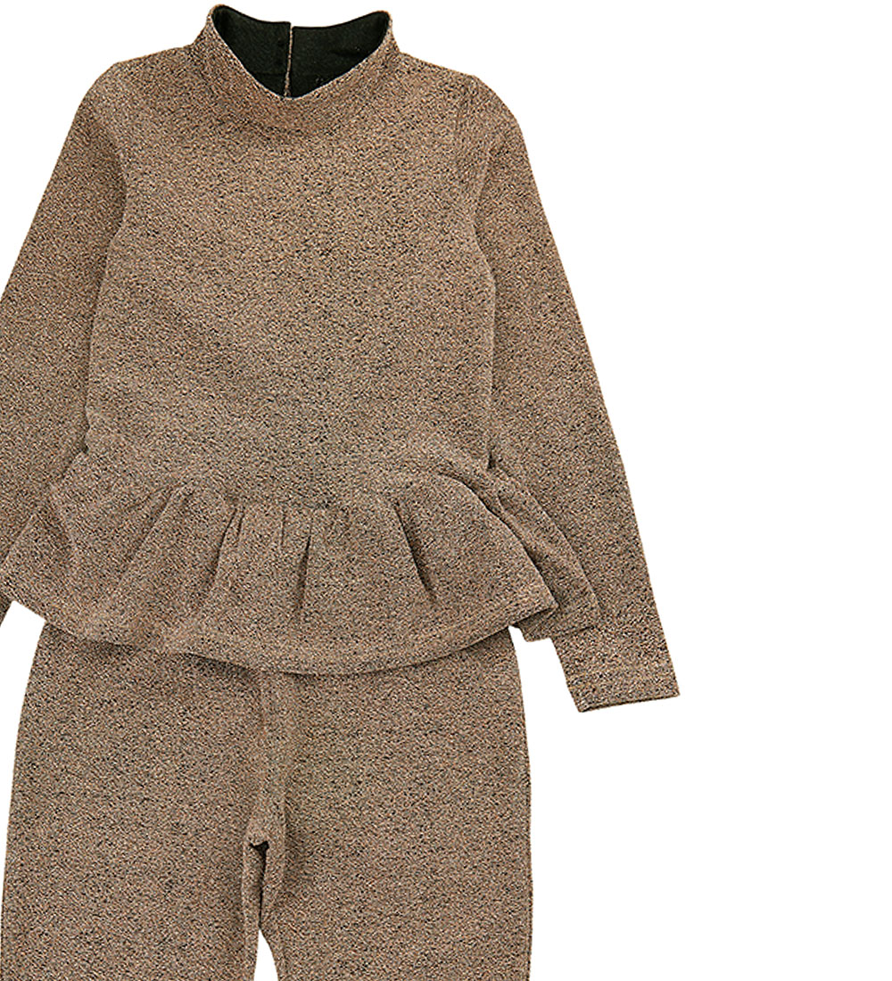 The New Jumpsuit - TnIdalou - Gold Glitter