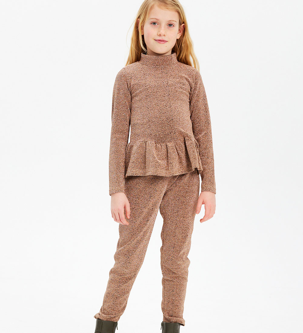 The New Jumpsuit - TnIdalou - Gold Glitter