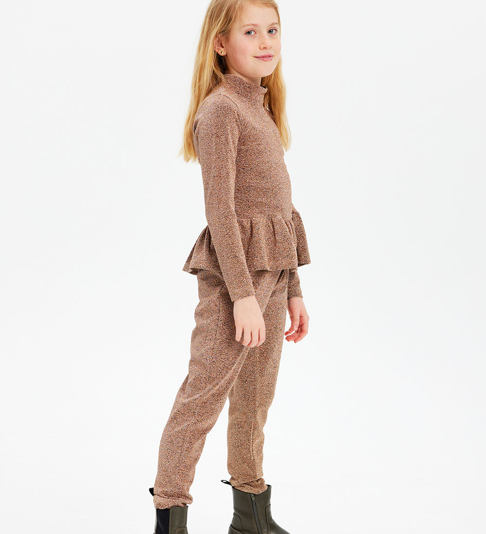 The New Jumpsuit - TnIdalou - Gold Glitter