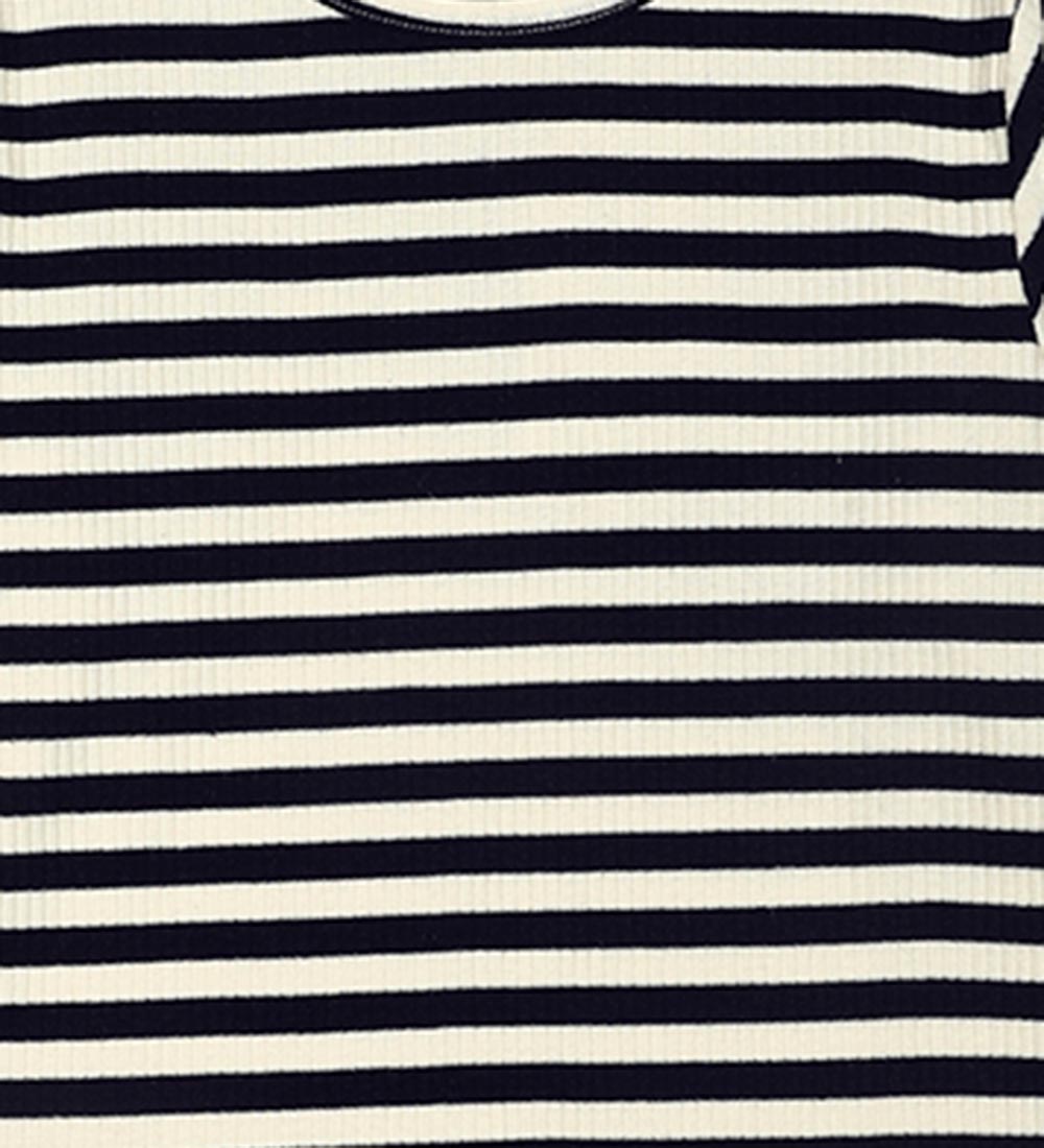 The New Blouse - TnFie - Navy Blazer/White Striped