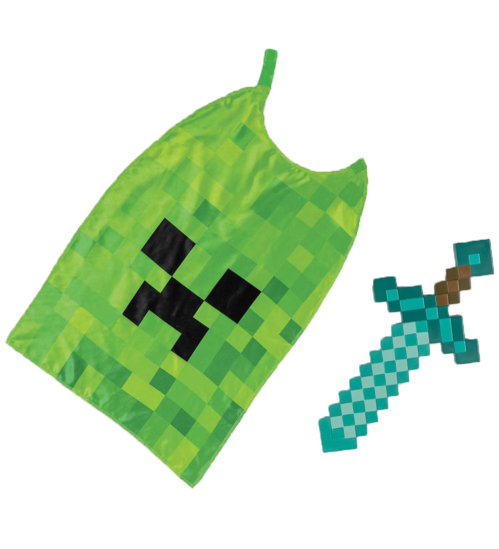 Disguise Costume - Minecraft Sword & Cloak