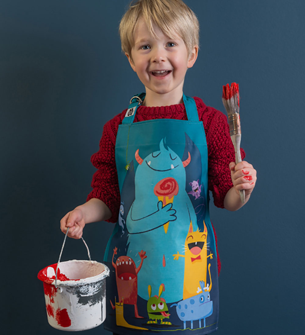 ThreadBear Apron - Scruffle Monsters