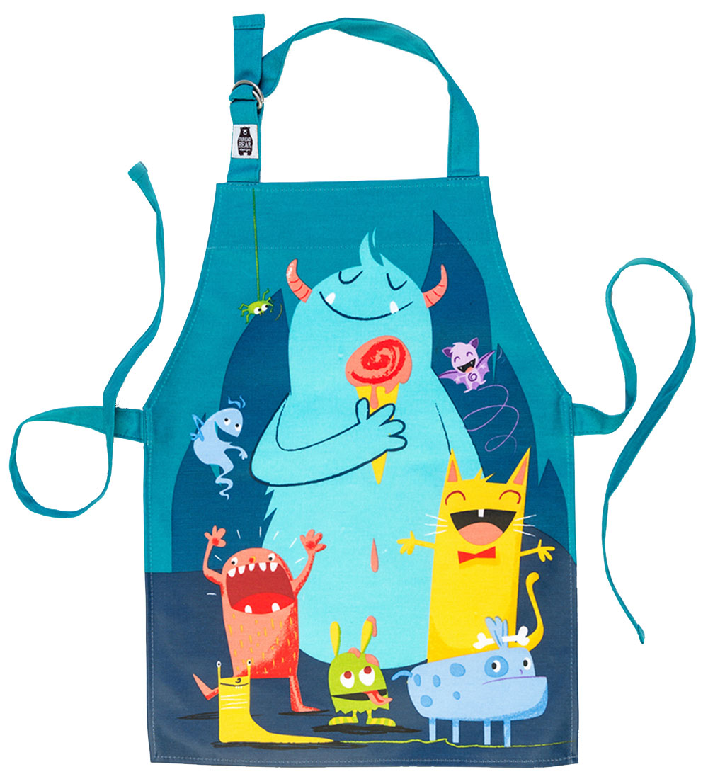 ThreadBear Apron - Scruffle Monsters