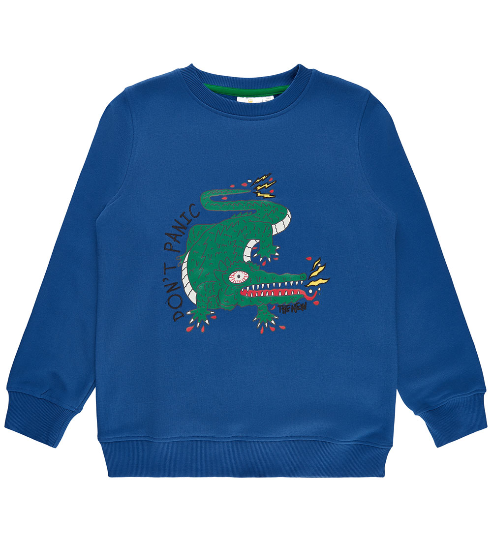 The New Sweatshirt - TnImran - Monaco Blue w. Crocodile