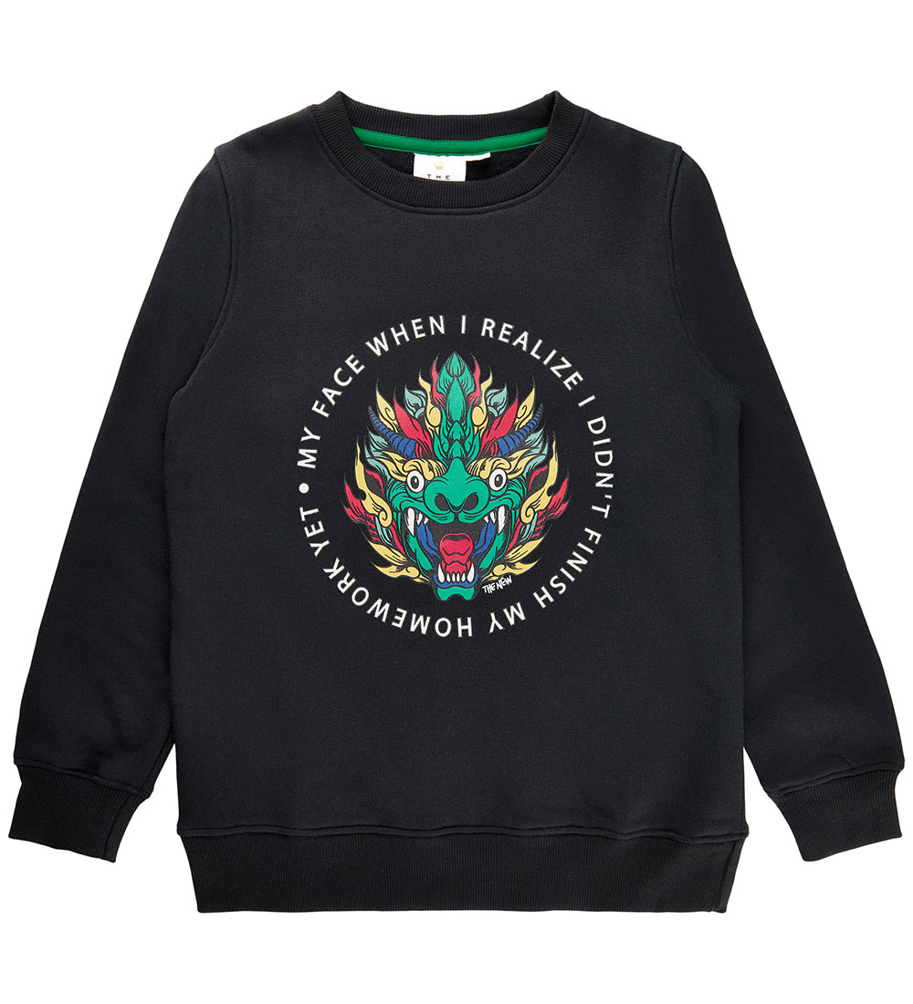 The New Sweatshirt - TnIngvald - Black Beauty w. Dragon
