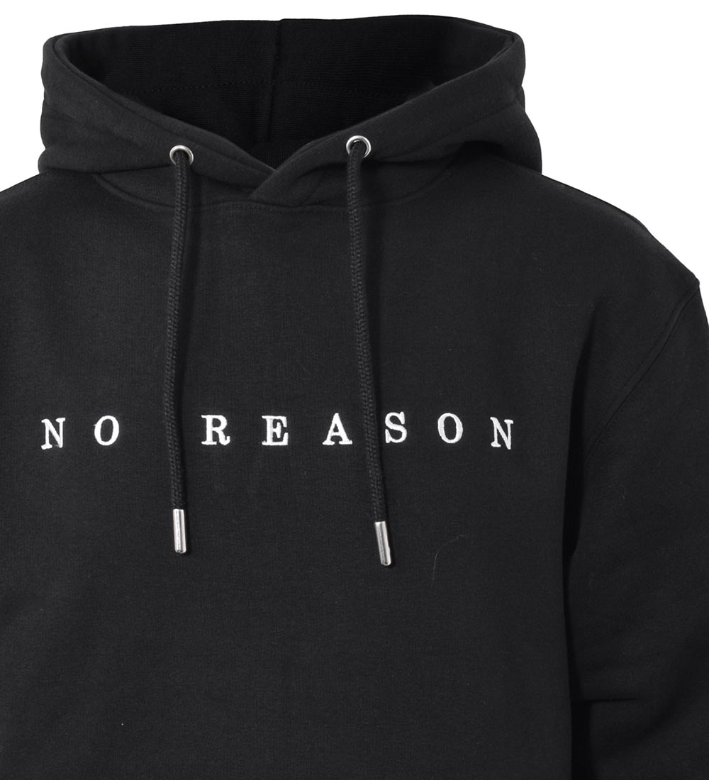 Hound Hoodie - Black w. Embroidery