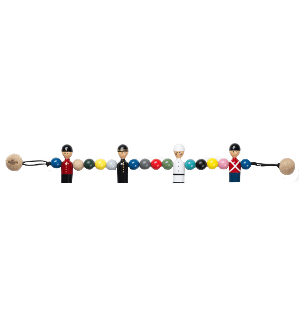 Kay Bojesen Pram Chain - Wood - 53 cm - Multicolour w. Figure