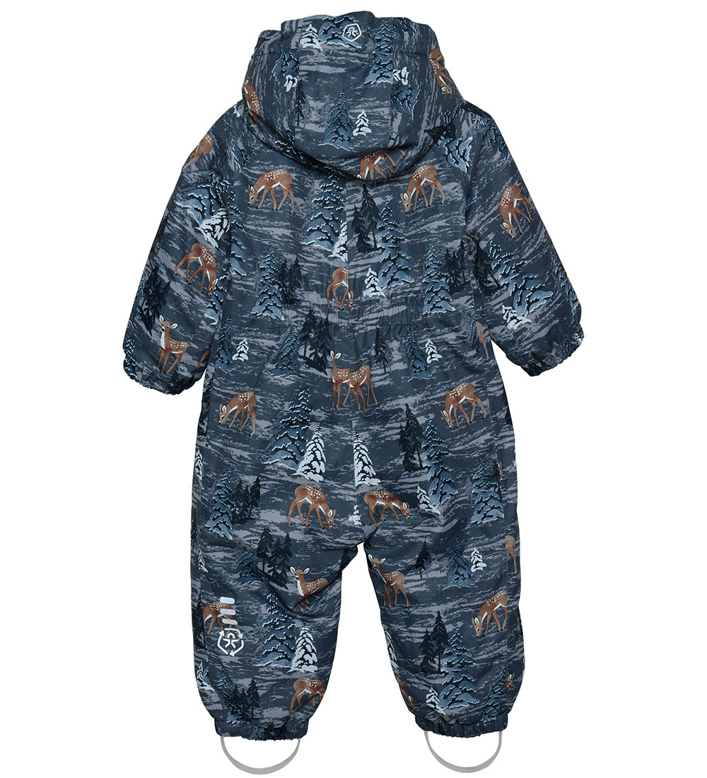Color Kids Snowsuit - Turbulence w. Print
