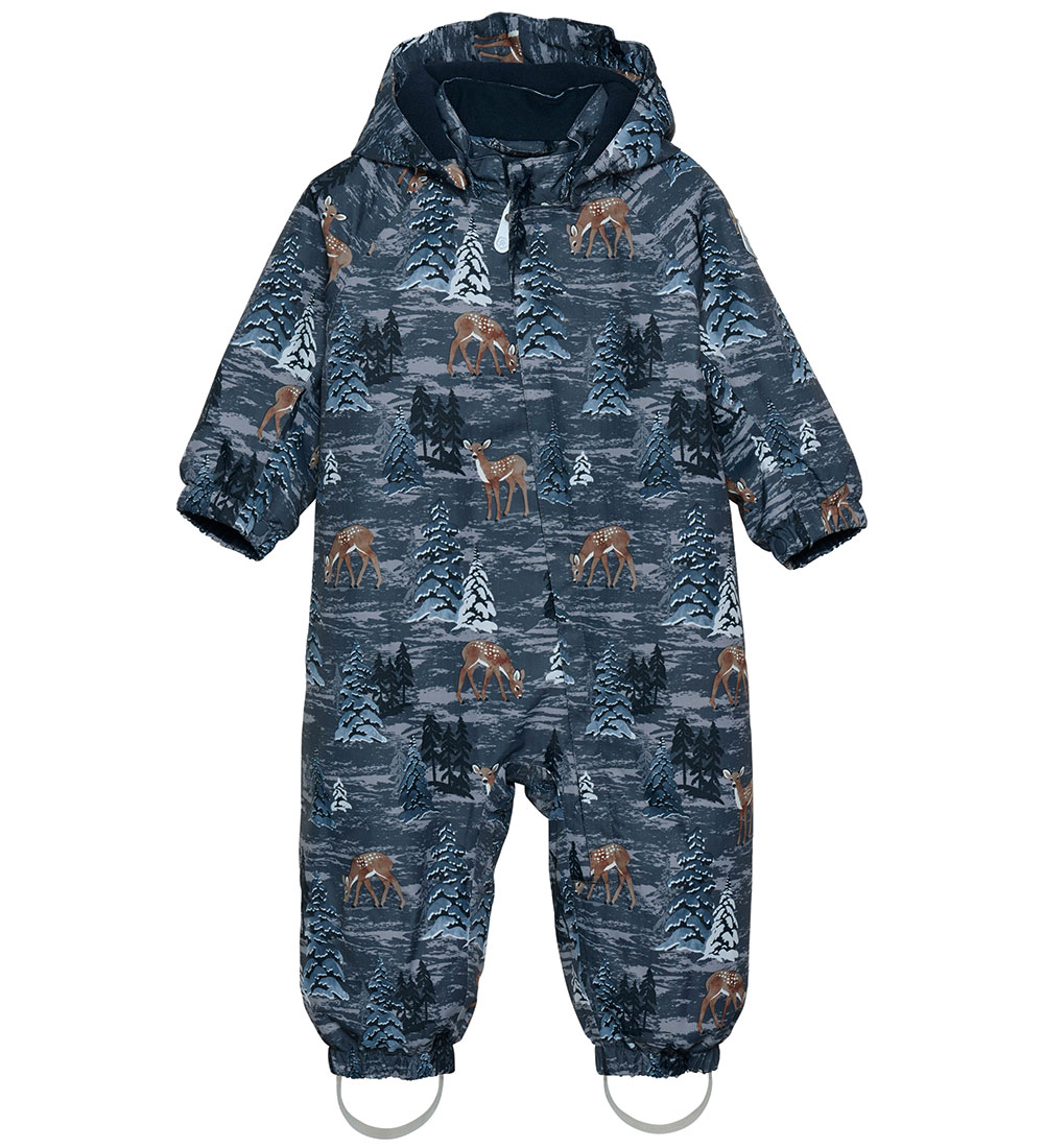 Color Kids Snowsuit - Turbulence w. Print