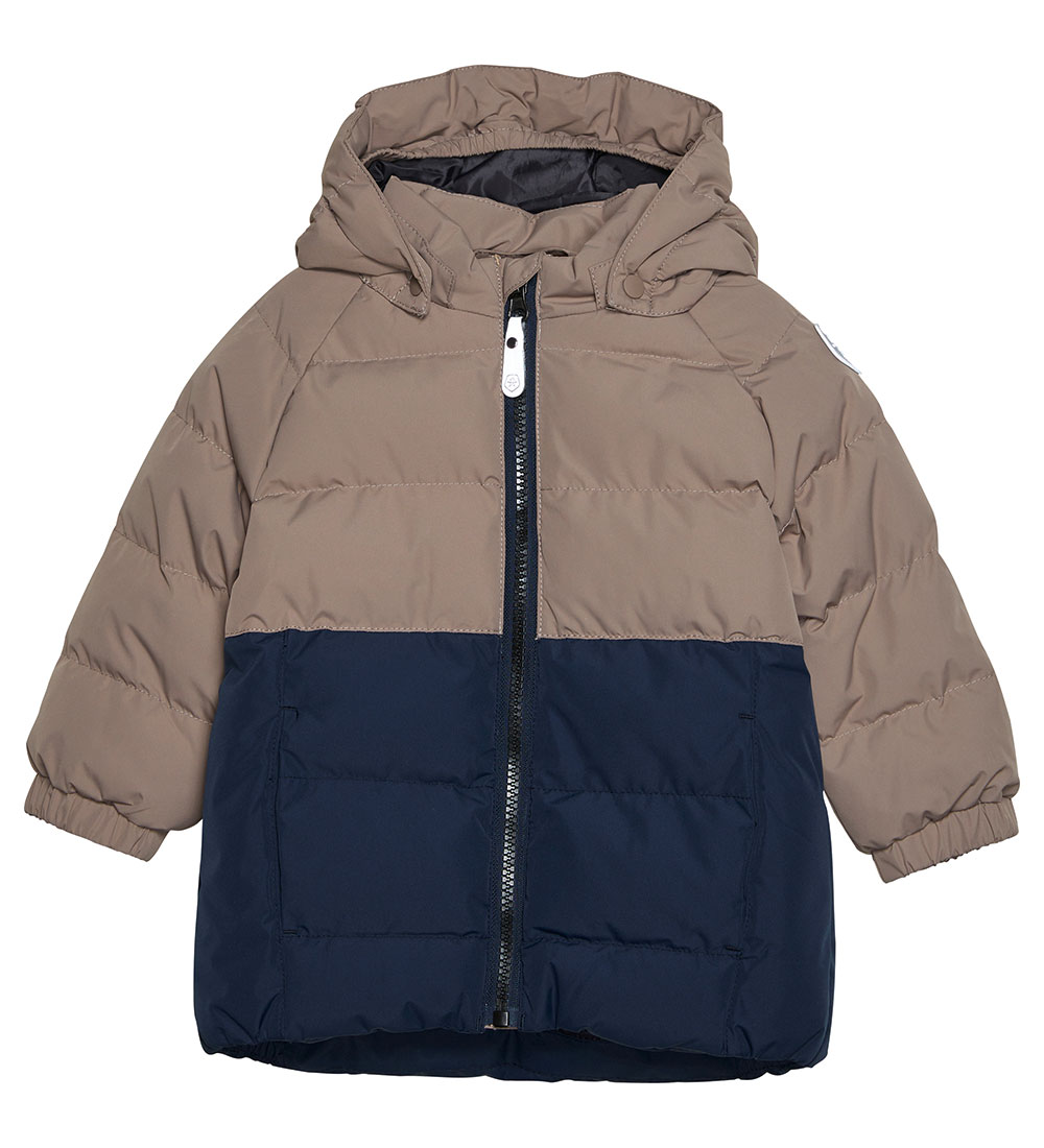 Color Kids Padded Jacket - Fossil/Total Eclipse