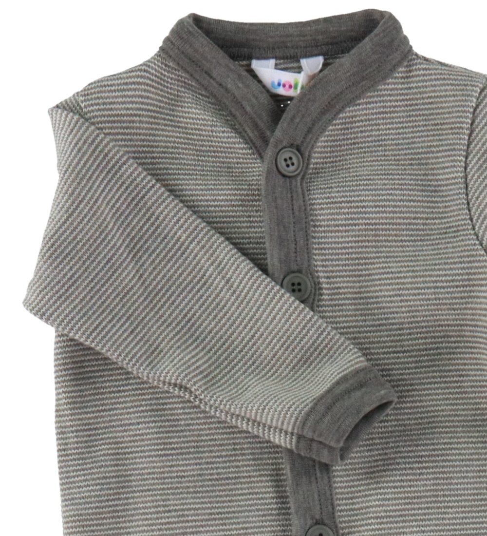 Joha Jumpsuit - Wool - Gray/White