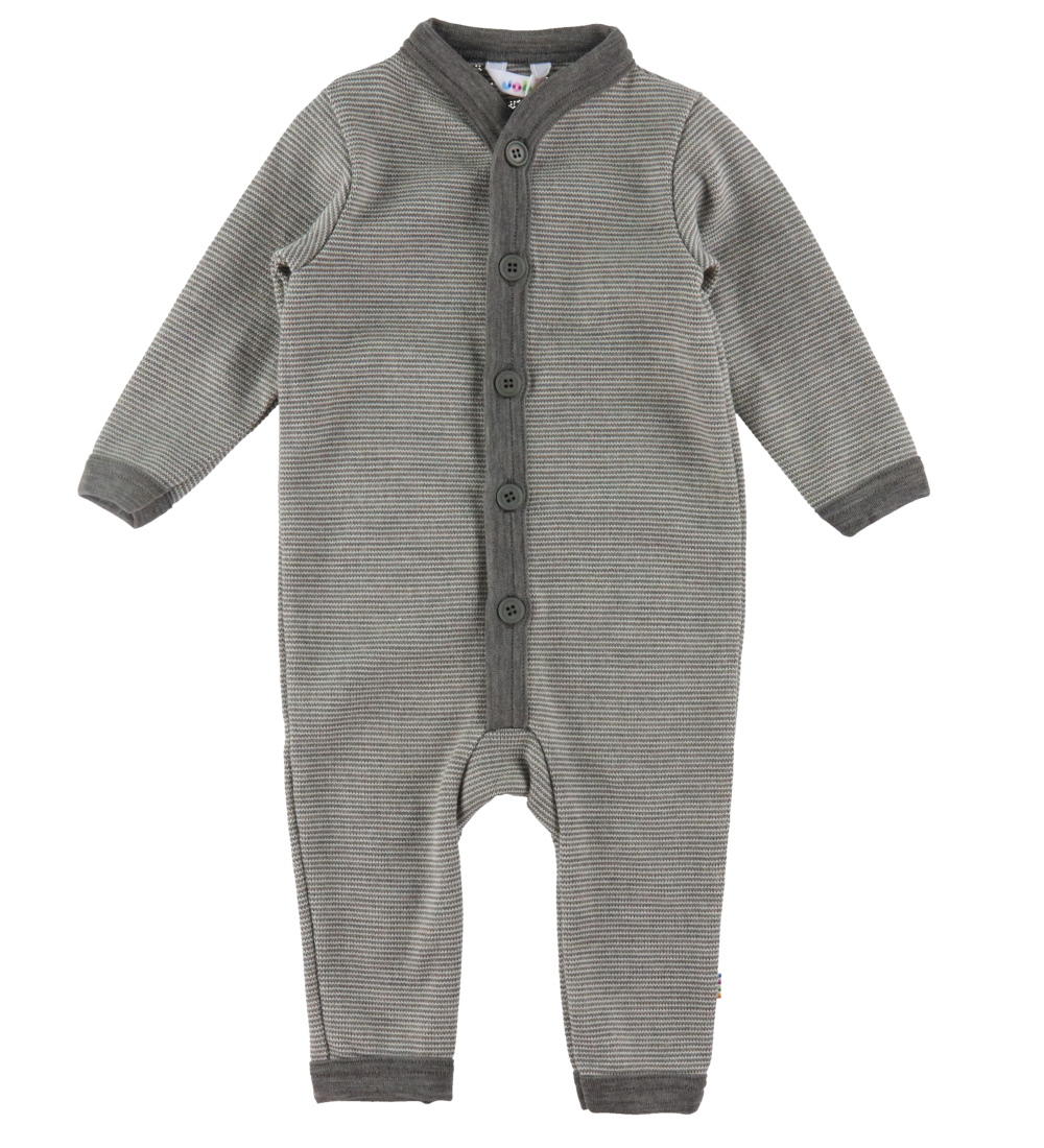 Joha Jumpsuit - Wool - Gray/White