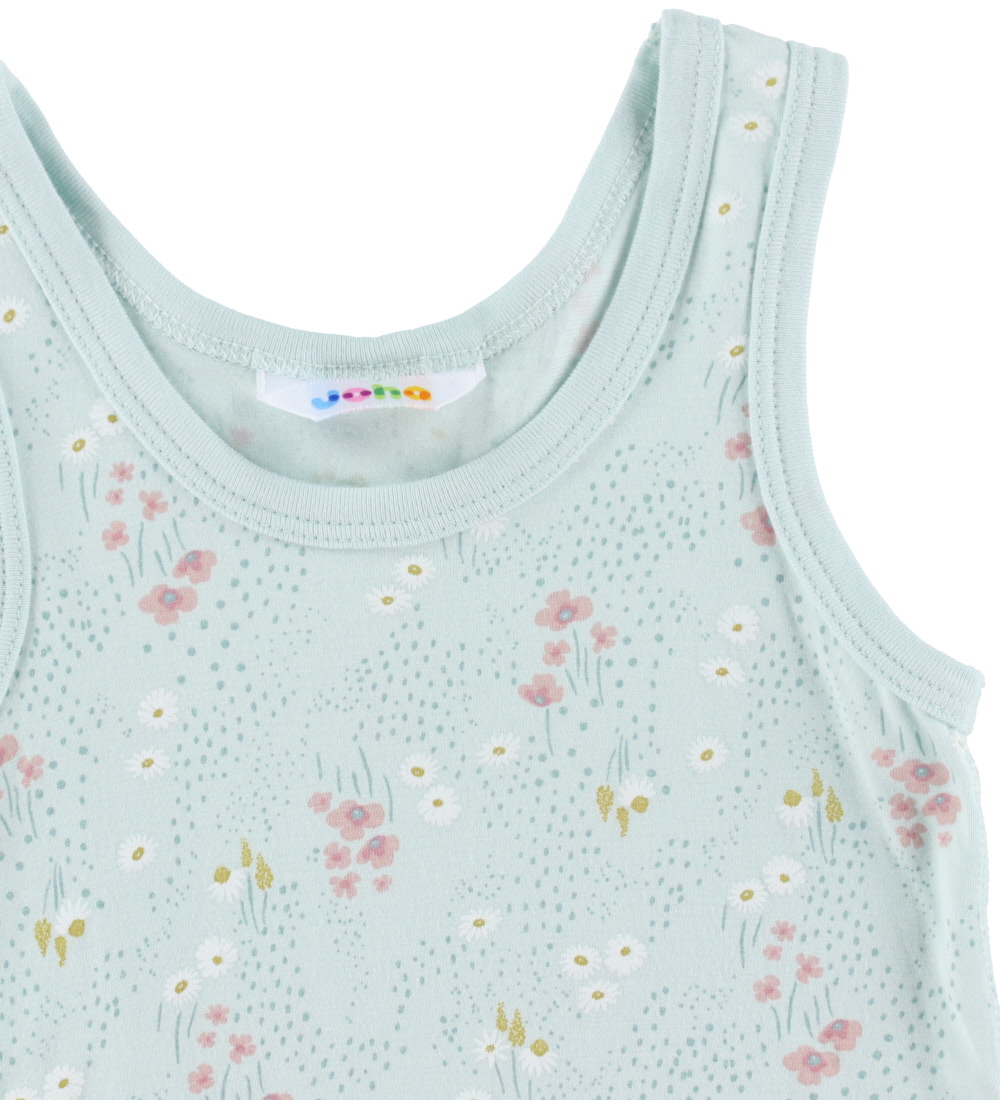 Joha Undershirt - Bamboo - Mint w. Print