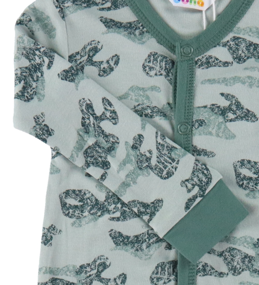 Joha Nightsuit - Bamboo - Green w. Print
