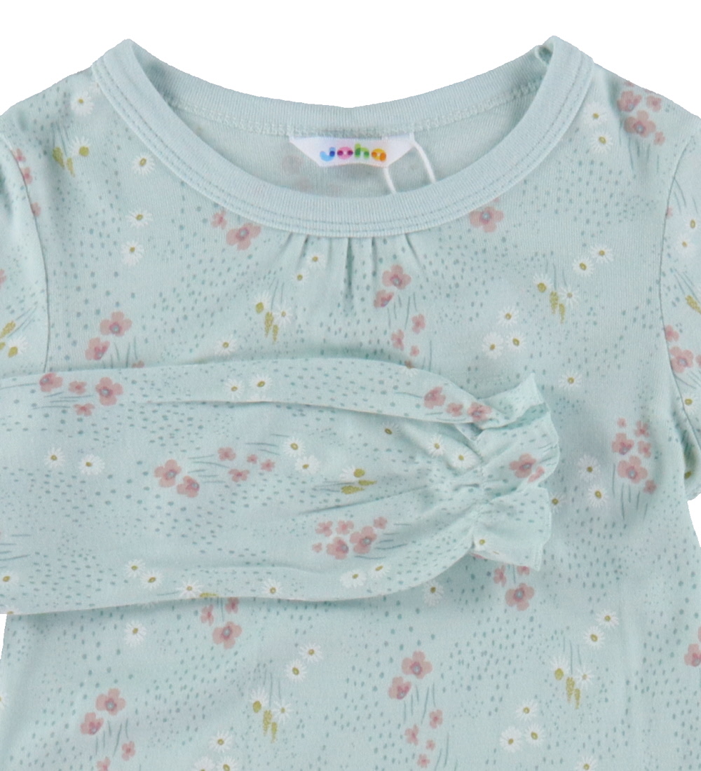 Joha Pyjama Set - Bamboo - Mint w. Print