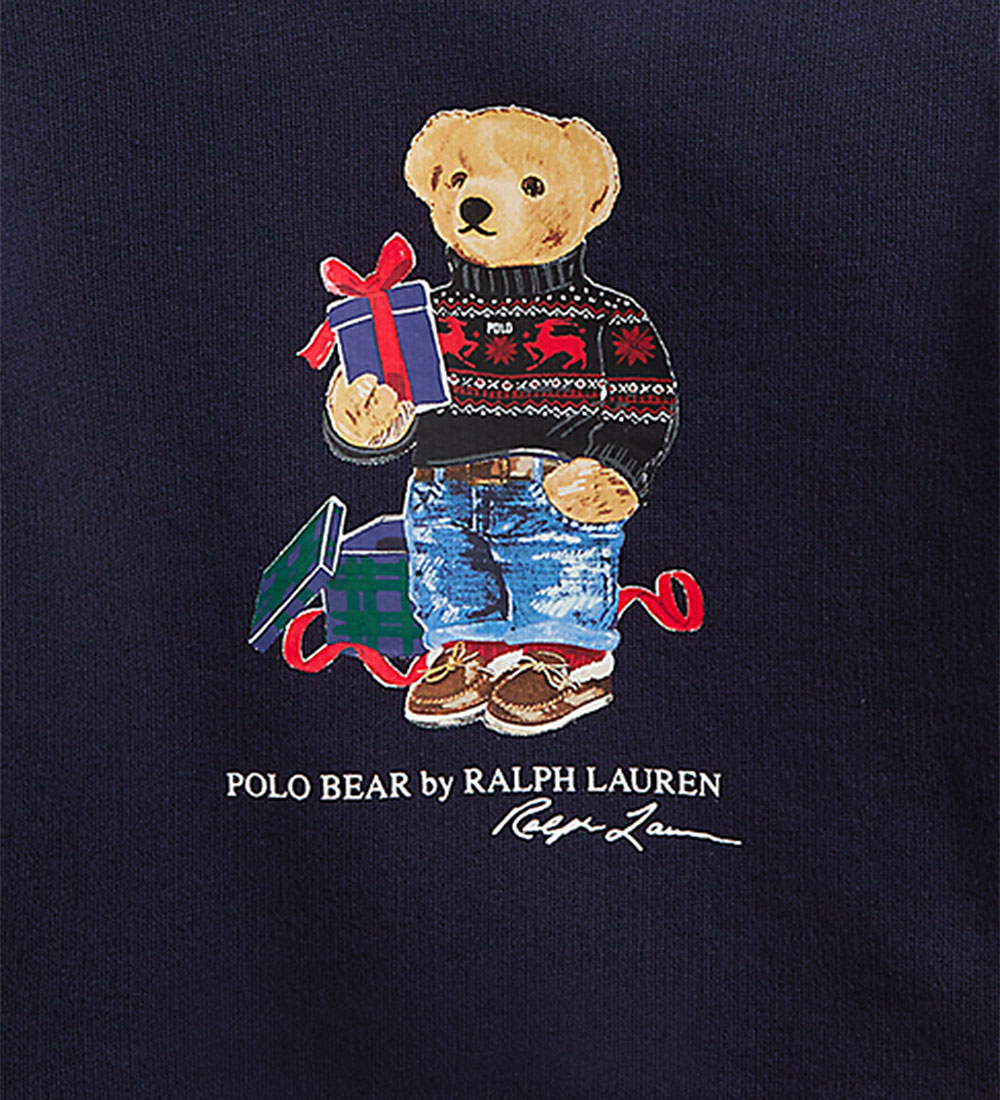 Polo Ralph Lauren Sweatshirt - Holiday - Navy w. Soft Toy
