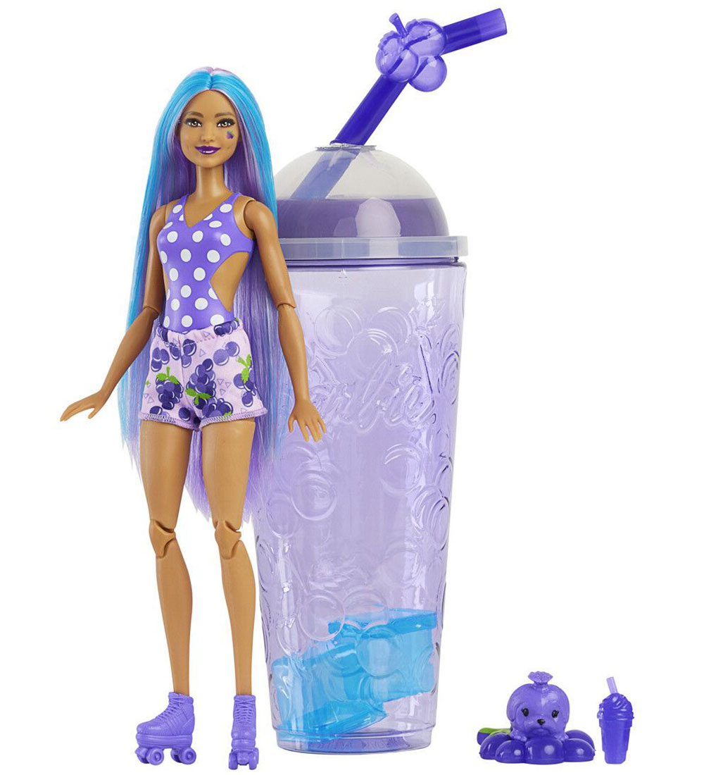 Barbie Pop Enthülle Saftiges Fruits Grape Fizz - Lila