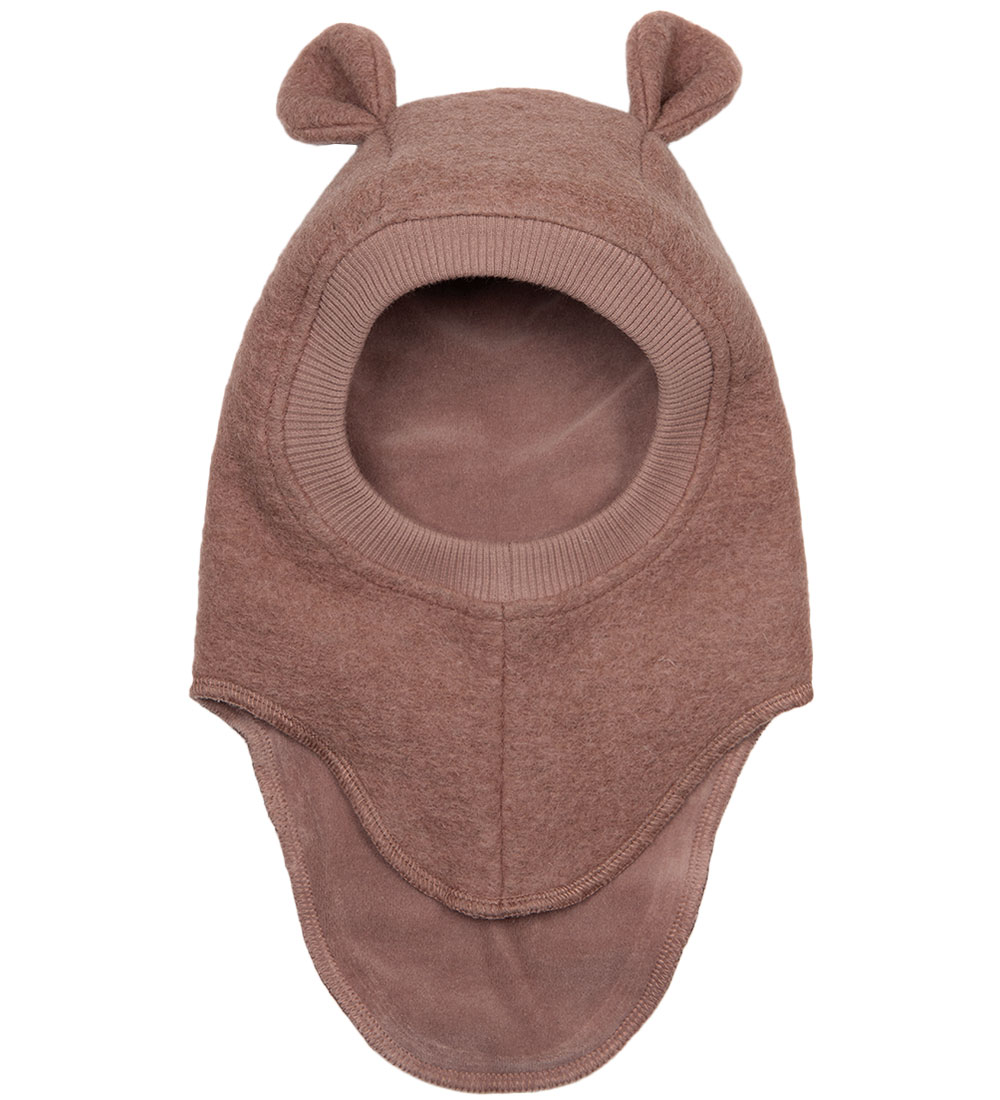 Huttelihut Balaclava - Wool/Cotton - 2-layer - Plys - Heather Pr