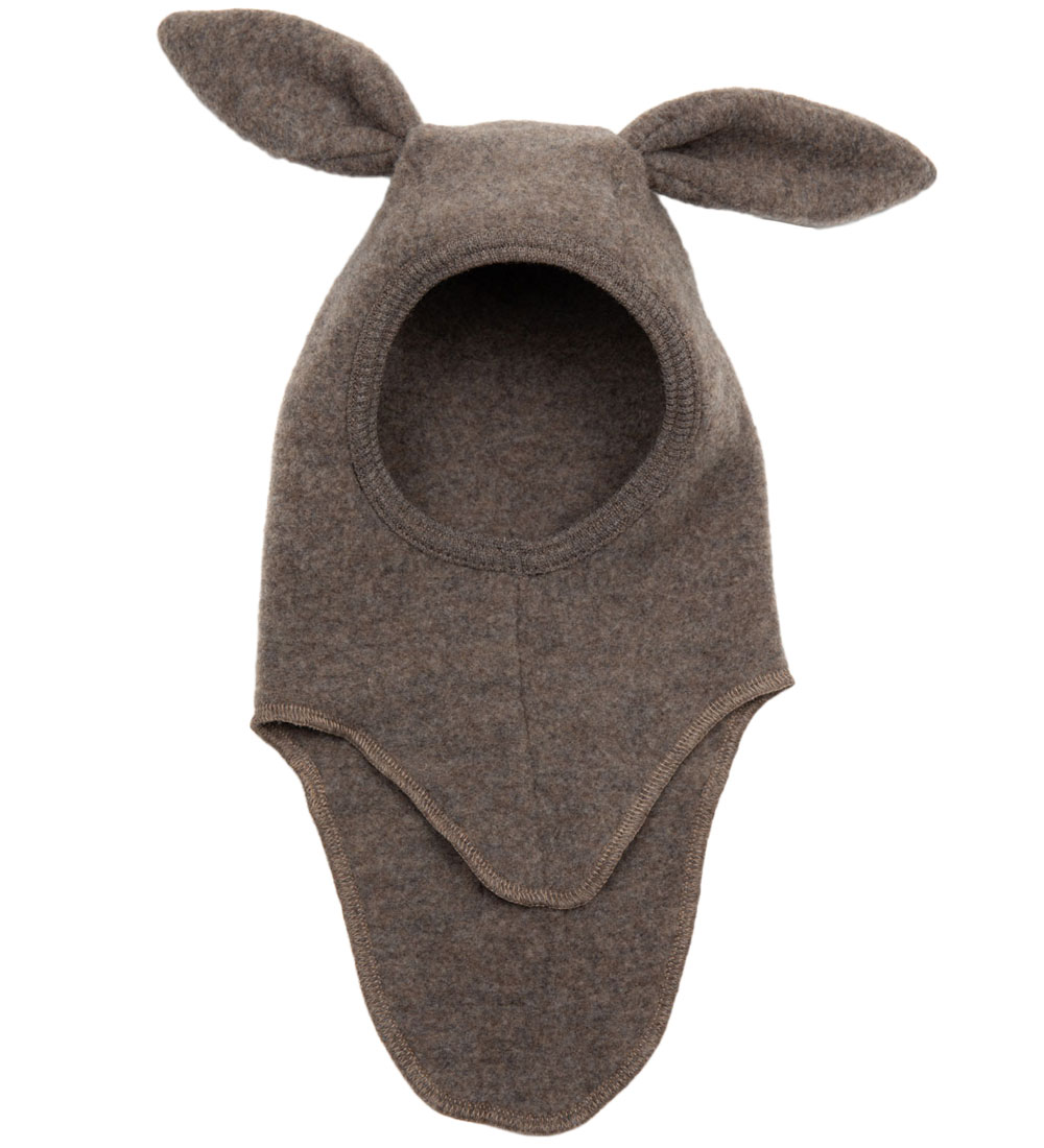 Huttelihut Balaclava - Wool - Single Layer - BunBun - Cocoa Brow