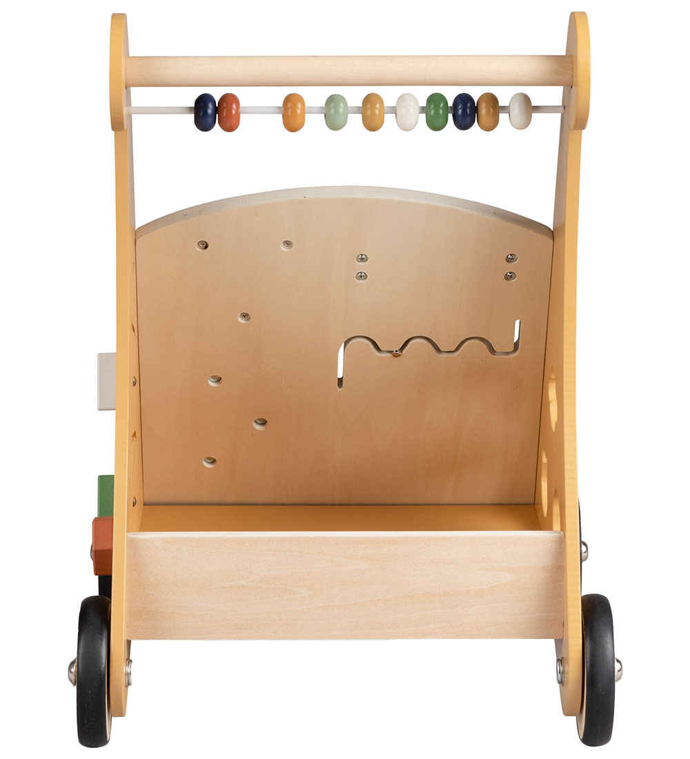 Sebra Baby Walker w. Activities - Wood - Wildlife