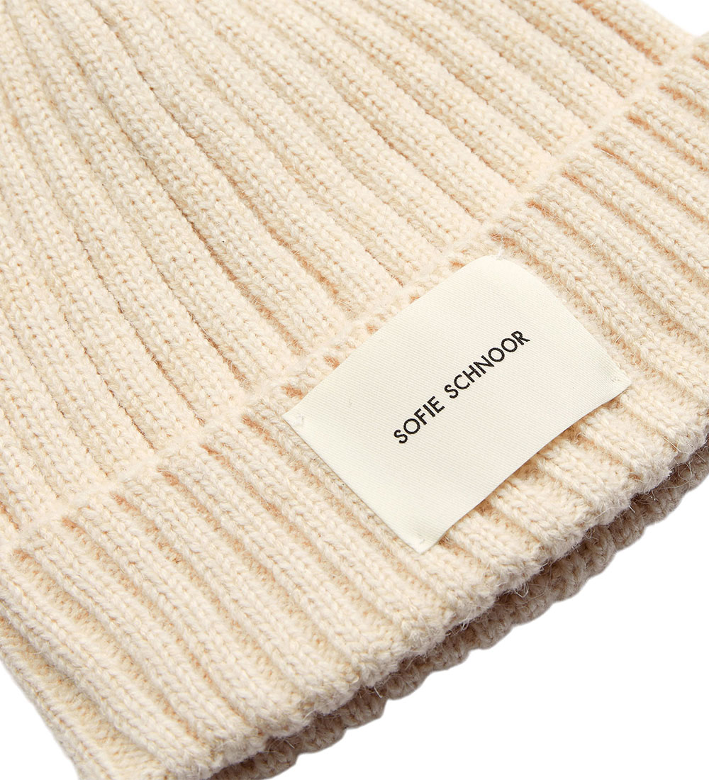 Sofie Schnoor Girls Beanie - Knitted - Off White