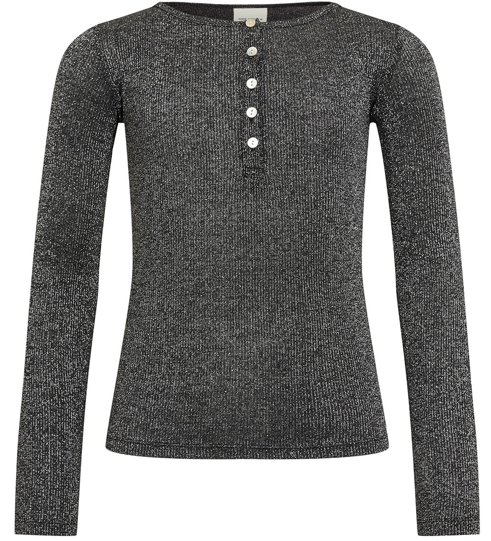 Sofie Schnoor Mädchenbluse - Frija - Black Glitter