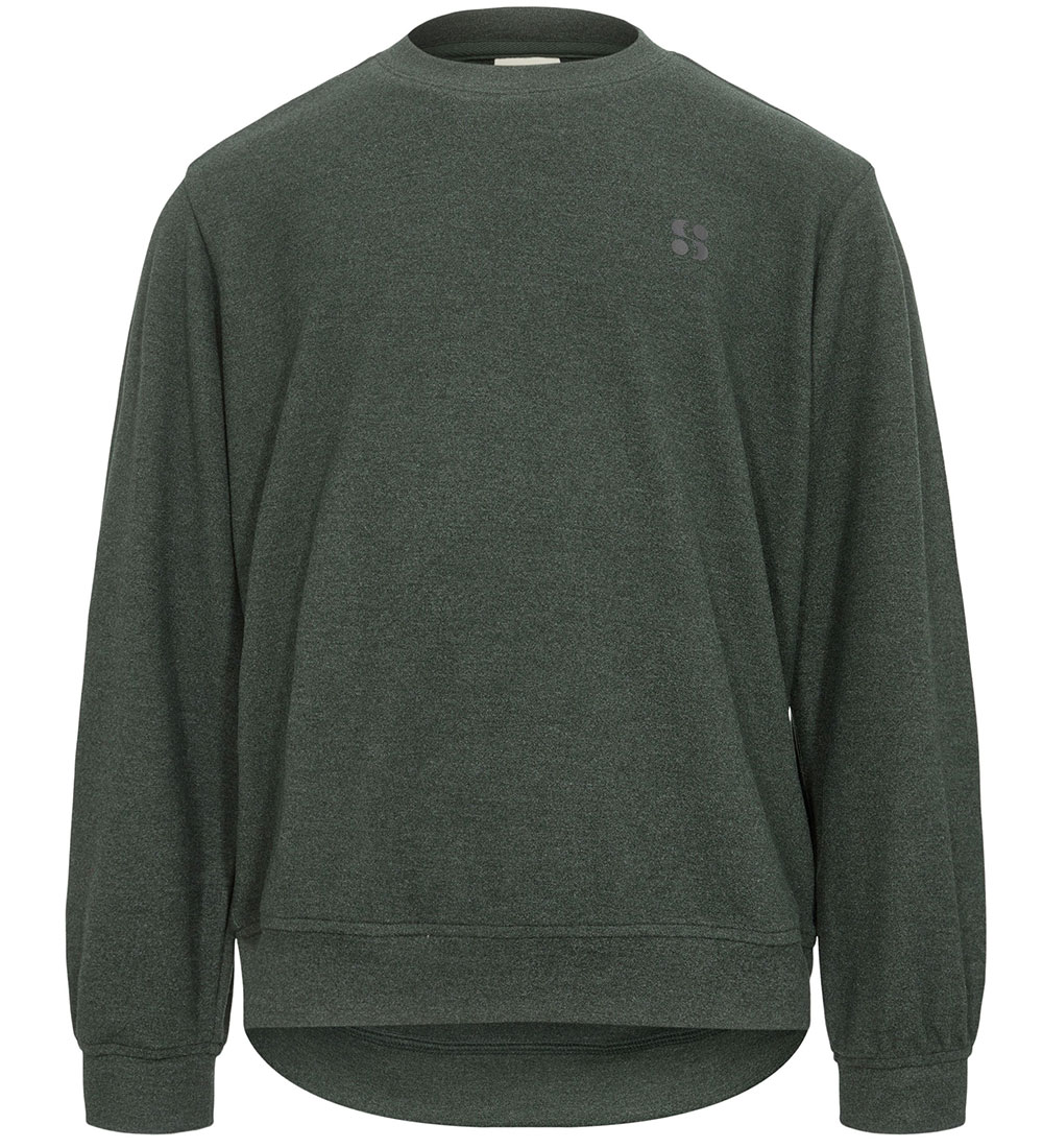 Sofie Schnoor Stelpur Peysa - Eline - Dark Green
