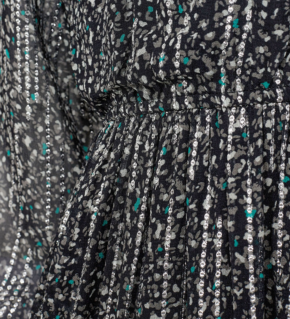 Sofie Schnoor Girls Dress - Black w. Pattern/Glitter