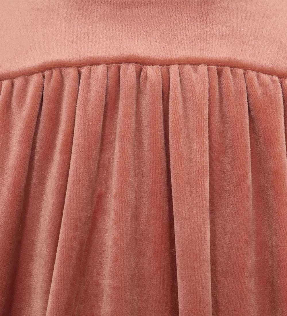Petit by Sofie Schnoor Dress - Velvet - Dorin - Rust Red