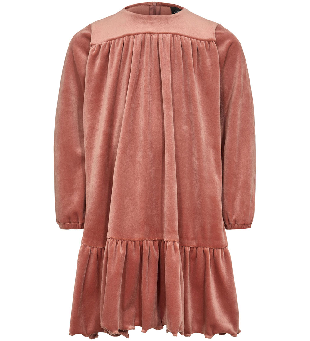 Petit by Sofie Schnoor Dress - Velvet - Dorin - Rust Red