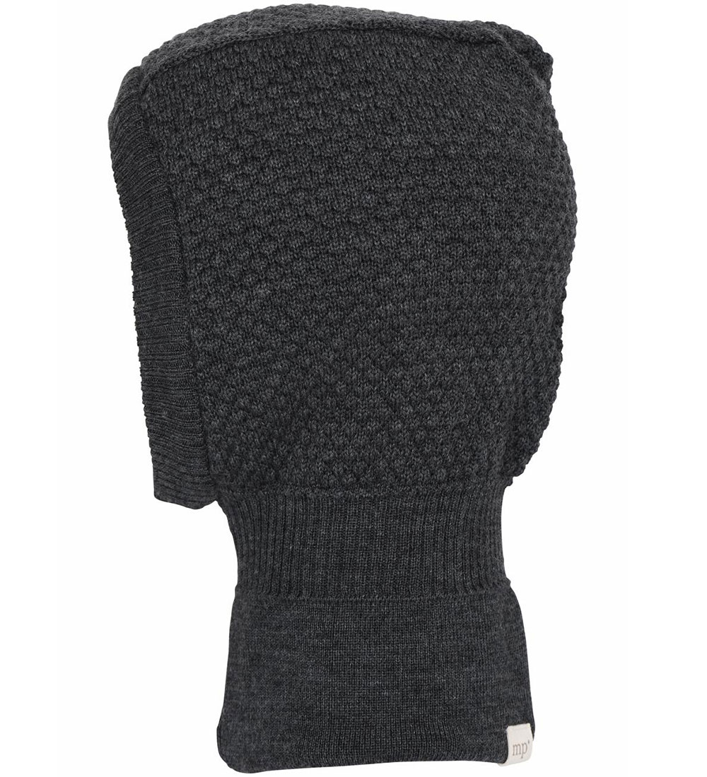MP Balaclava - 2-layer - Wool - Dark Grey Melange