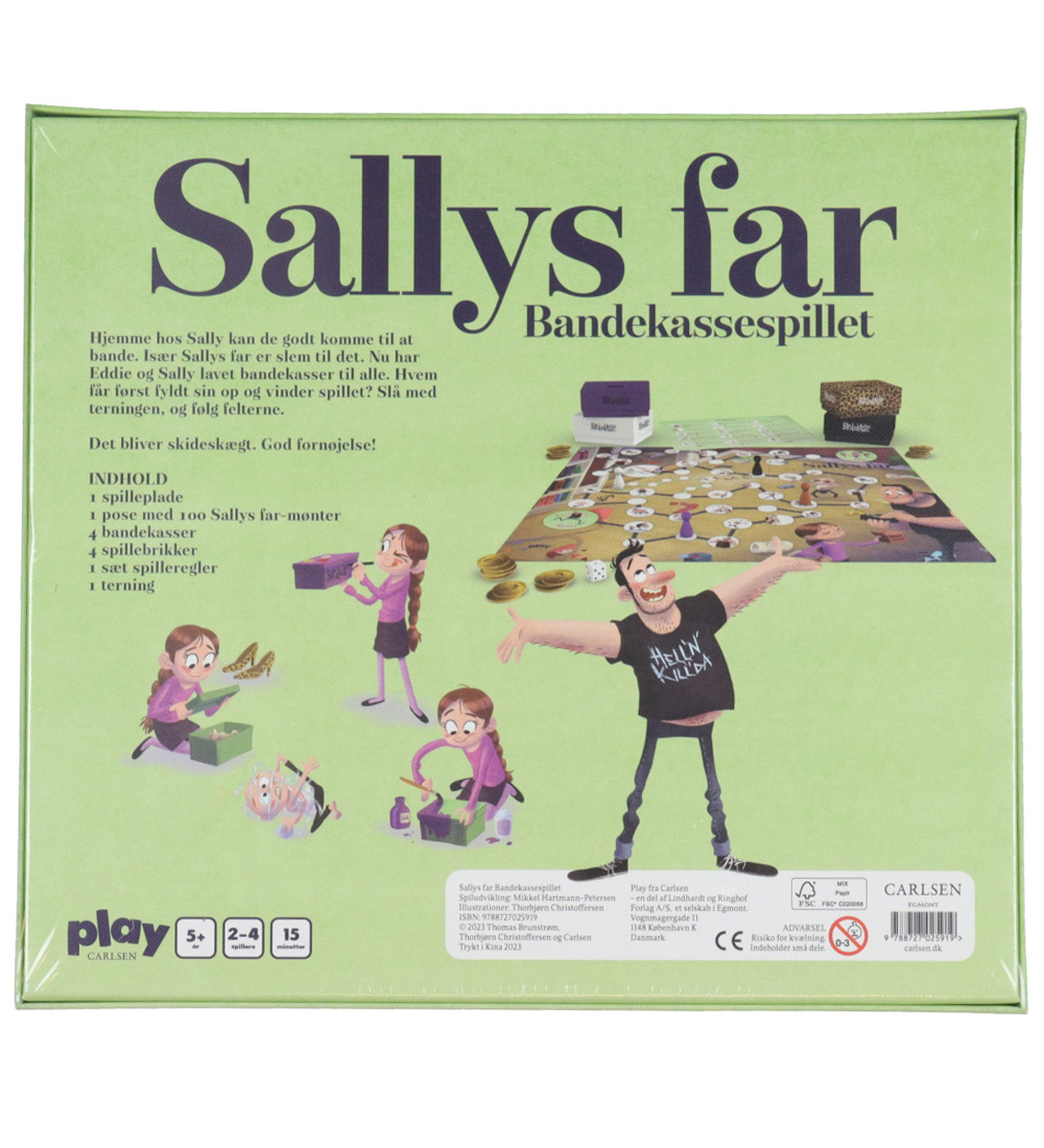 Forlaget Carlsen Board Game - Sally's Father Gang Box Game - Dan