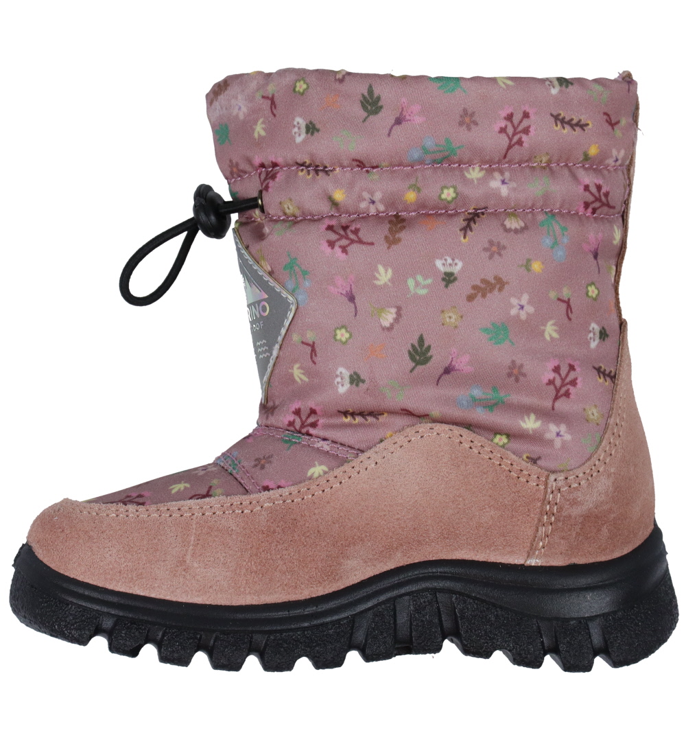 Naturino Winter Boots - Tex - Varna - Pink w. Flowers