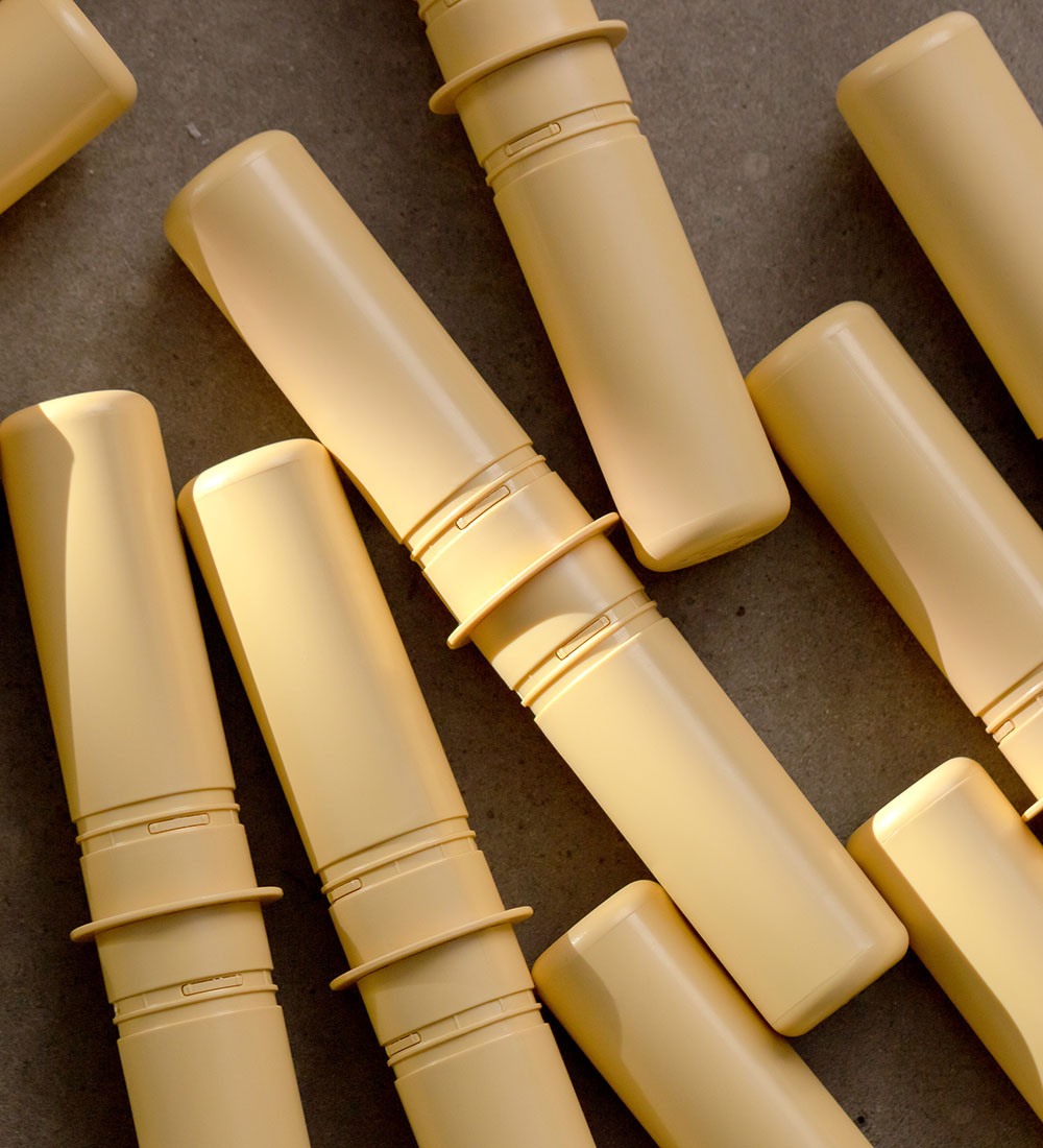 MODU Connecting pins - 8 pcs - Honey Yellow