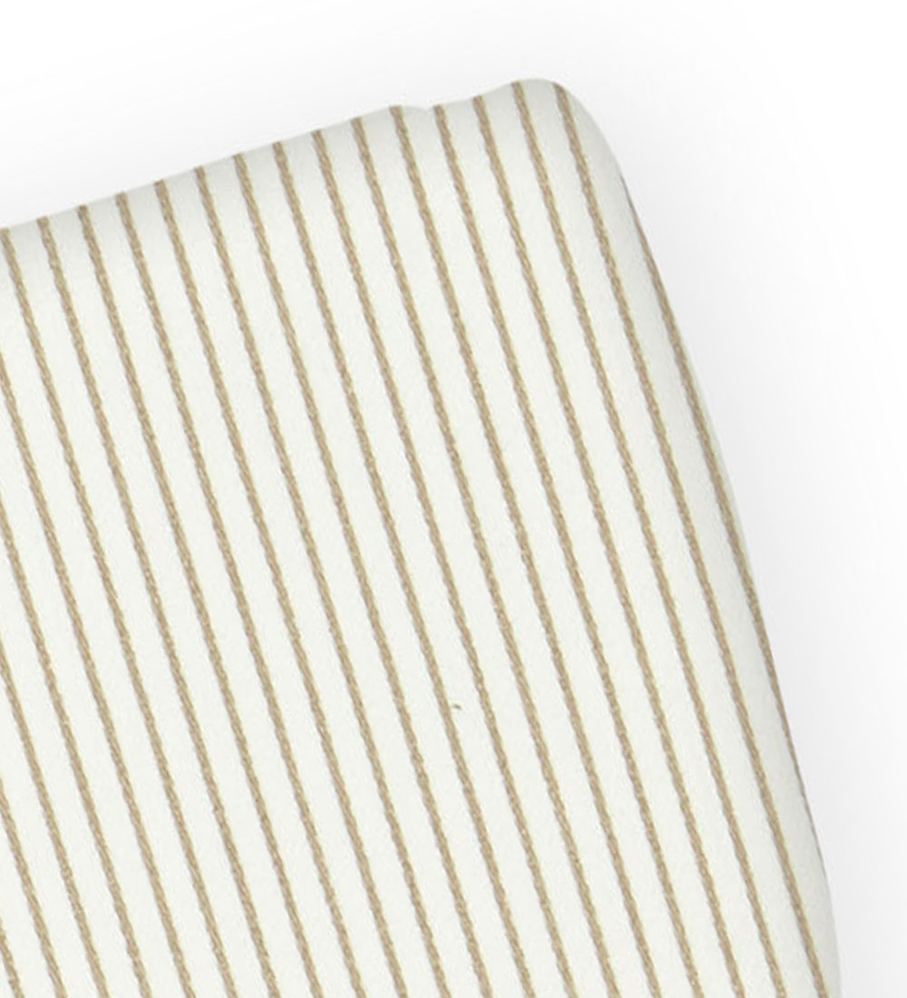 Cam Cam Bed Sheet - 60x120x15 cm - Classic+ Stripes Camel